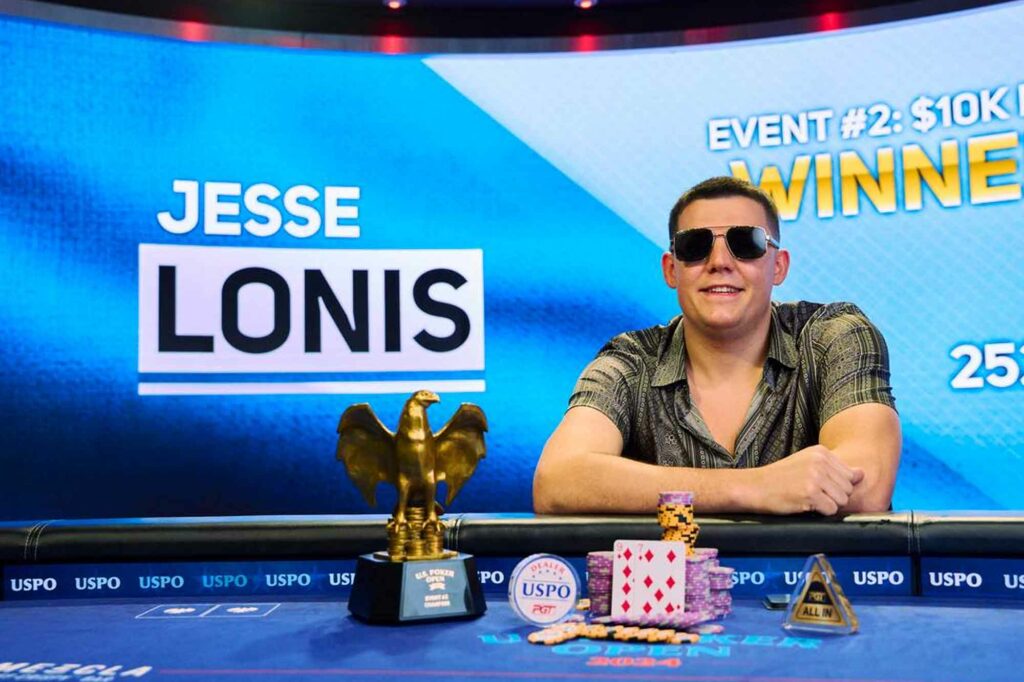 Jesse Lonis Wins U.S. Poker Open Event #2 for $252K