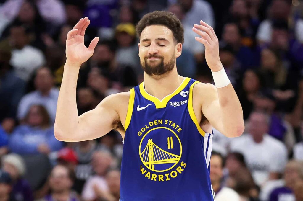 Klay Thompson Held Scoreless, Warriors Out of Postseason in Blowout Loss