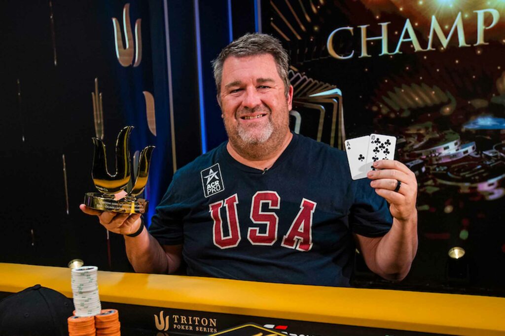 Chris Moneymaker Wins His First Triton Poker High Roller Event