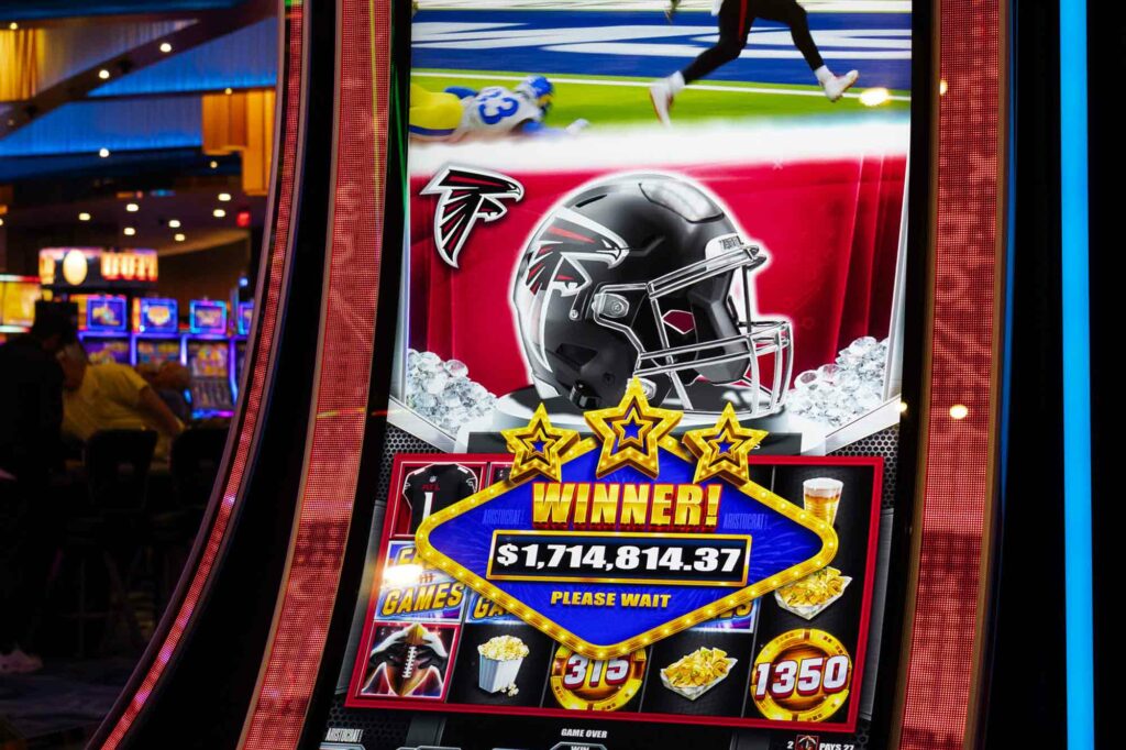 NFL Slot Machines’ First Progressive Jackpot Hits for $1.7M