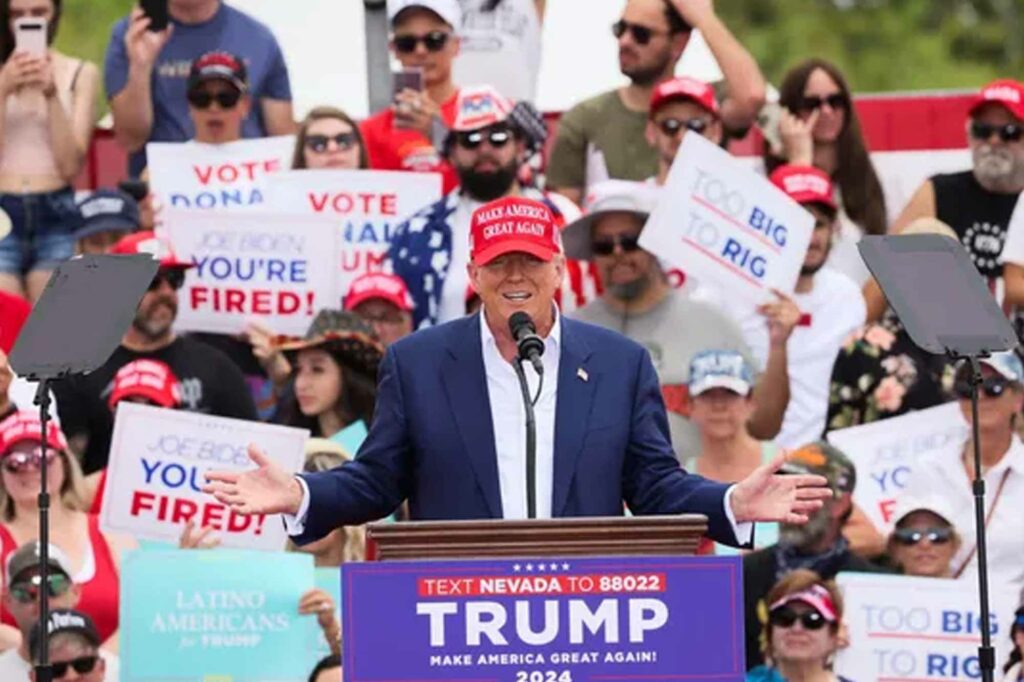 Donald Trump Promises Casino Tips Tax Cut During Las Vegas Rally