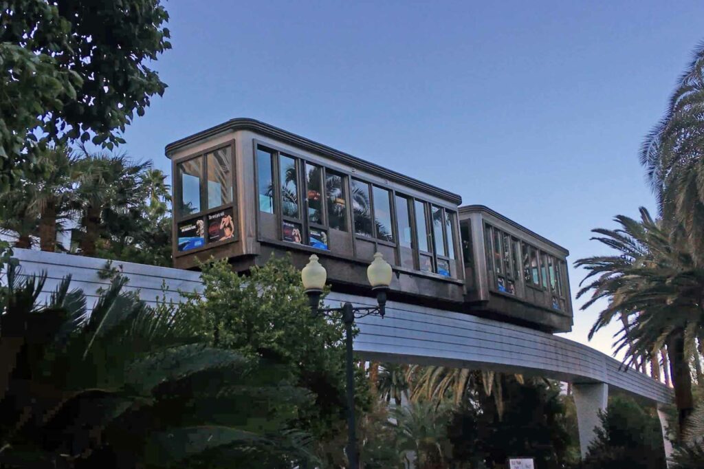 Las Vegas’ Mirage to Treasure Island Tram Shuts Down