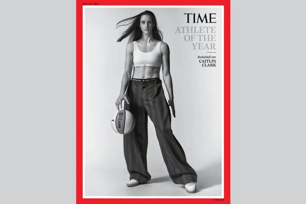 WNBA: Caitlin Clark Named Time’s “Athlete of the Year”