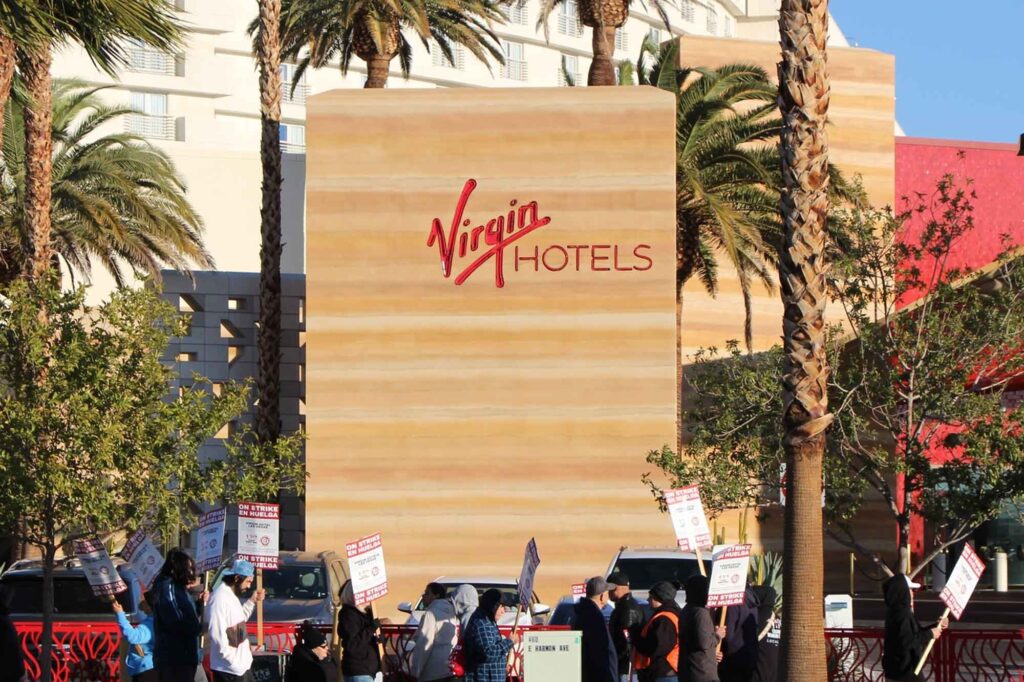 Virgin Hotels Las Vegas New Casino Ownership Set for Approval as Worker’s Strike Continues